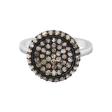 Designer 925 Sterling Silver Diamond Ring