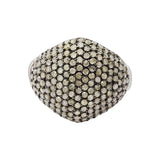 Designer 925 Sterling Silver Diamond Cocktail Ring For Wedding