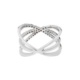 Beautiful Diamond Ring 925 Sterling Silver Ring For Women