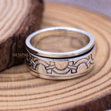 925 Sterling Silver Spinner Ring