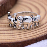 925 Sterling Silver Elephant Ring