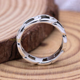 Designer 925 Sterling Chain Ring