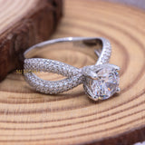 925 Sterling Silver Cubic Zircon Ring