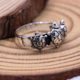 925 Silver Lucky Tortoise Ring