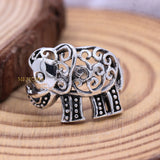 925 Silver Elephant Ring For Women