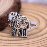 925 Silver Elephant Ring For Women
