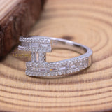 Cubic Zirconia 925 Sterling Silver Ring