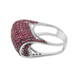 Natural Ruby Gemstone 925 Sterling Silver Handmade Ring