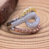 Cubic Zirconia Stone 925 Silver Ring