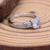 Cubic Zirconia 925 Sterling Silver Ring