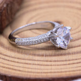 Cubic Zirconia 925 Sterling Silver Ring