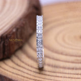 Cubic Zirconia 925 Sterling Silver Band