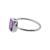 Natural Amethyst Gemstone 925 Sterling Silver Ring