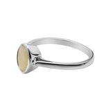 Natural Opal Gemstone 925 Sterling Silver Healing Ring