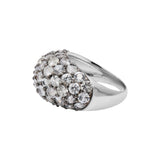 Natural White Sapphire Gemstone 925 Sterling Silver Ring