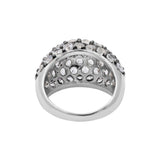 Natural White Sapphire Gemstone 925 Sterling Silver Ring