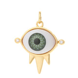 18k Gold Plated Evil Eye Pendant