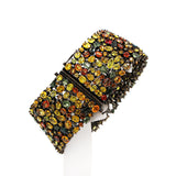 Multi Sapphire Gemstone Diamond Bracelet