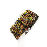 Multi Sapphire Gemstone Diamond Bracelet