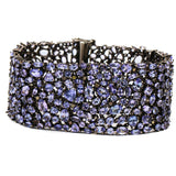 Tanzanite Gemstone Silver Bracelet