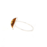 925 Sterling Silver Natural Citrine Oval Cut Gemstone Unisex Dailywear Ring