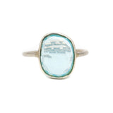 925 Sterling Silver Natural Blue Topaz Gemstone Ring