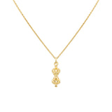 Buy 925 Sterling Silver Gold Plated Tibetan Vajra Charm Pendant Jewelry