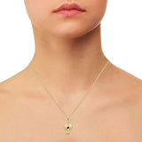 Silver Gold Plated Pomegranate Charm Pendant