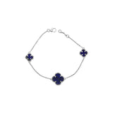 925 Silver Lapis Lazuli Gemstone Bracelet