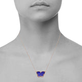 925 Sterling Silver Lapis Lazuli Gemstone Necklace