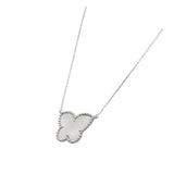 Butterfly Style Mother of Pearl Gemstone Necklace