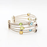 Natural Multi Gemstone Bracelet