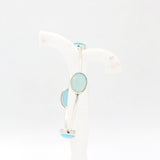 Aqua Chalcedony Bracelet
