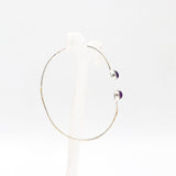 925 Sterling Silver Natural Amethyst Gemstone Bracelet