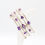 Natural Amethyst Bracelet