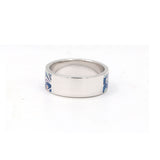 Beautiful Blue Enamel Work Unique Designer Ring For Her