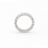 Cubic Zirconia 925 Sterling Silver Handmade Band Ring