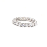 Cubic Zirconia 925 Sterling Silver Handmade Band Ring