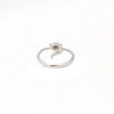 925 Sterling Silver Fox Head Shaped Cubic Zircon Ring