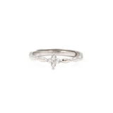Tiny Cubic Zircon Stone 925 Sterling Silver Ring