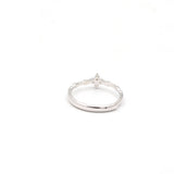 Tiny Cubic Zircon Stone 925 Sterling Silver Ring