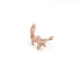 Butterfly 925 Sterling Silver Rose Gold Plated Gorgeous Ring