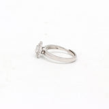 925 Sterling Silver Star Shaped Cubic Zircon Stone Ring