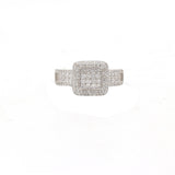 925 Sterling Silver Men's Cubic Zircon Stone Ring