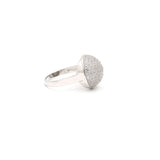 925 Sterling Silver Cubic Zircon Stone Cocktail Ring