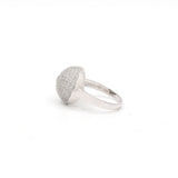 925 Sterling Silver Cubic Zircon Stone Cocktail Ring