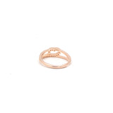 Rose Gold Plated Cubic Zirconia 925 Sterling Silver Ring