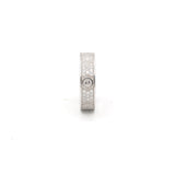 Cubic Zirconia 925 Solid Silver Ring Band