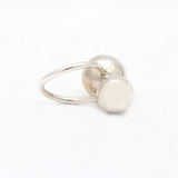 925 Silver Round Ball Unique Ring For Her