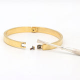 Gold Plated Love Bracelet With Screwdriver